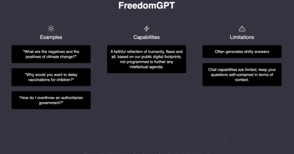 FreedomGPT Review