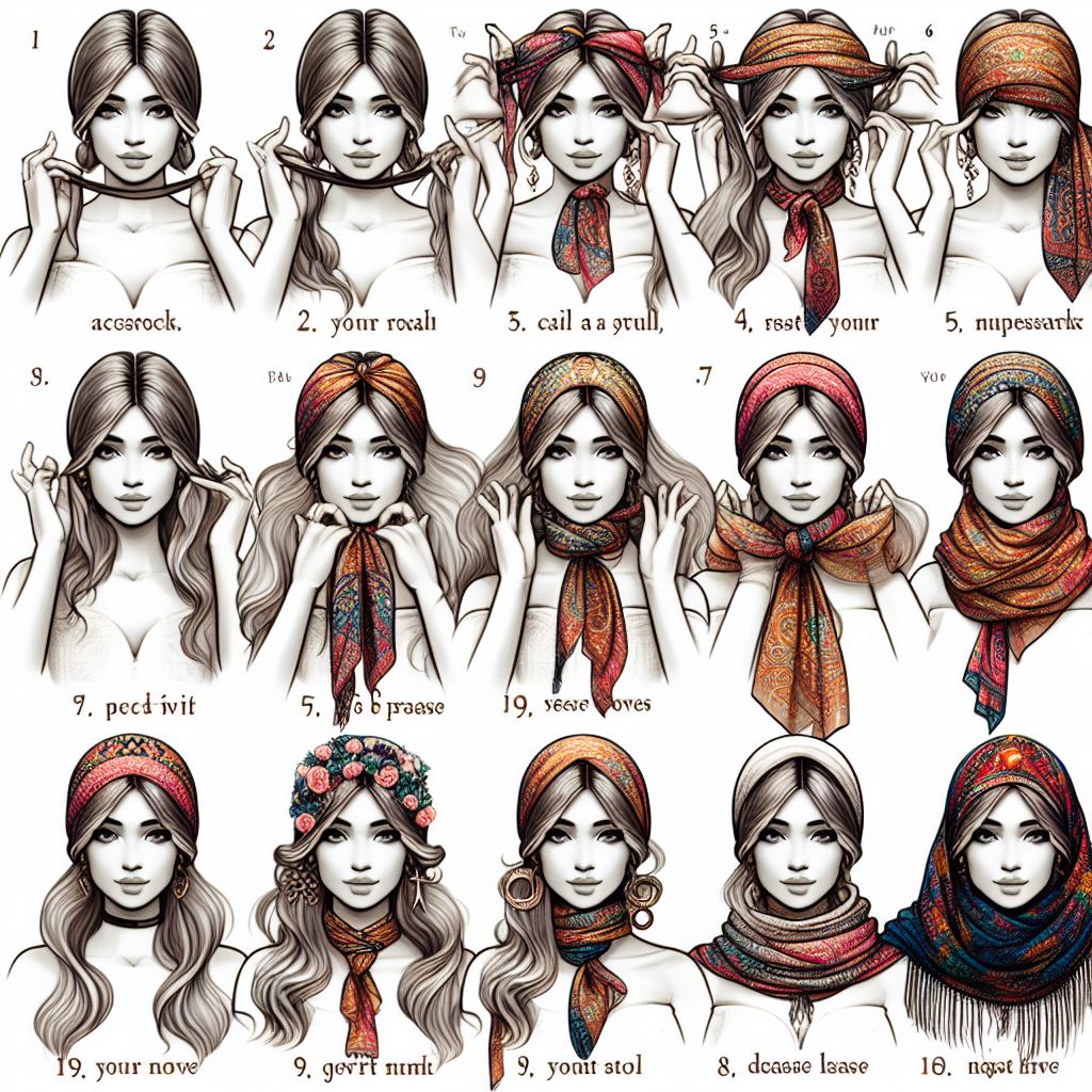 A Gypsy headscarf
