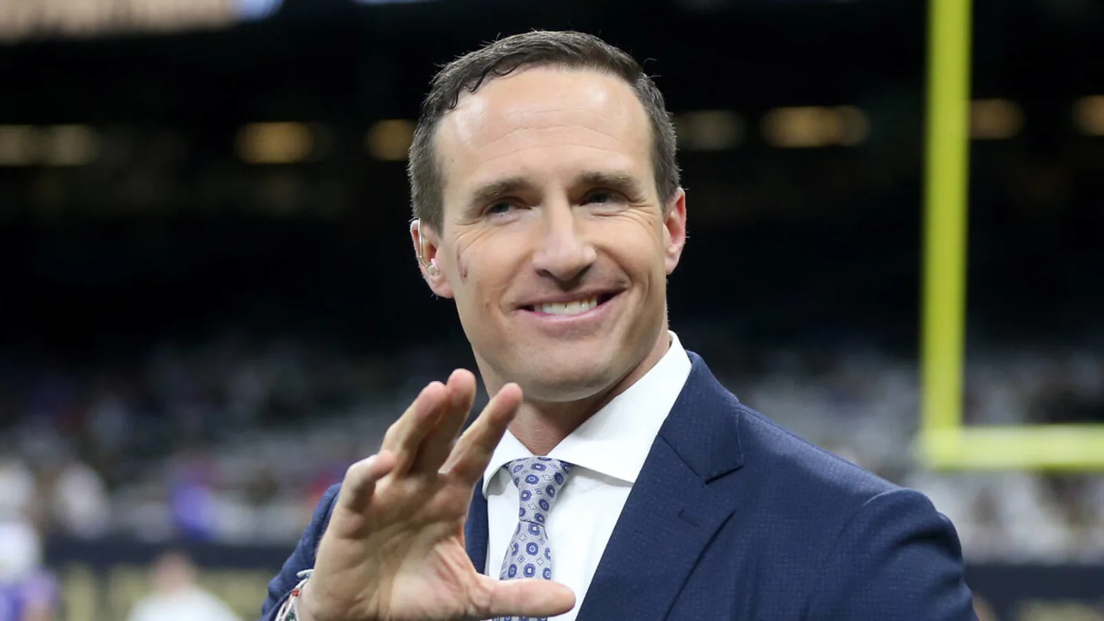 Drew Brees Makes His NBC Debut, Internet Amazed by His New Hair